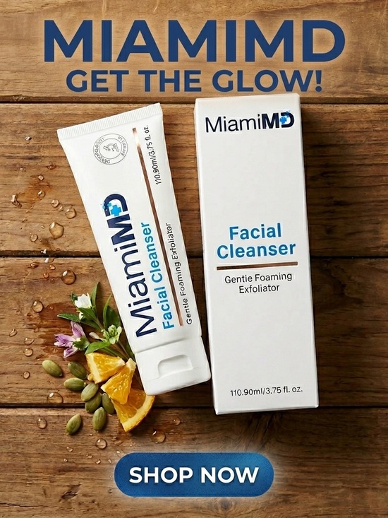 MiamiMD Other - MIAMIMD Facial Cleanser Gentle Foaming Exfoliator 3.75 fl oz New Sealed